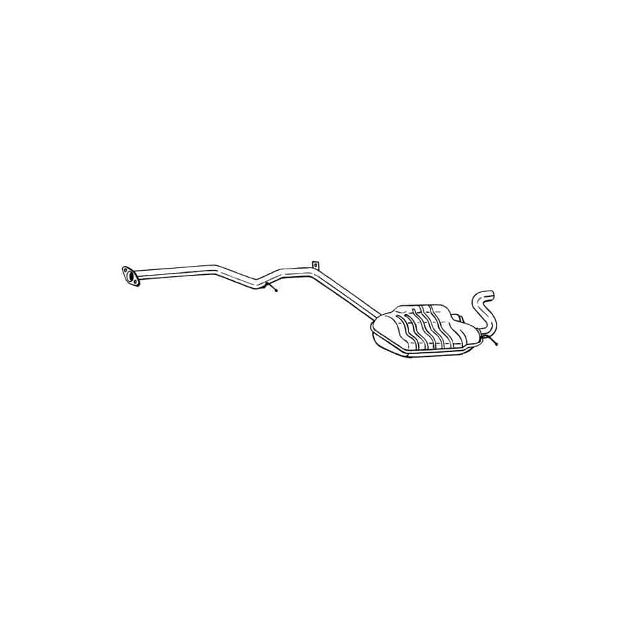 Bosal 287-477 Rear Silencer Suitable for Mercedes-Benz E-Class
