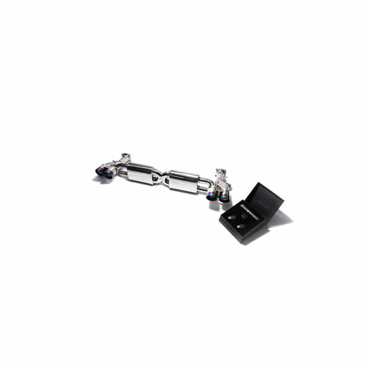 Armytrix P91TT-QS35B Valvetronic Exhaust System Porsche 991 Turbo | Turbo S 2014-2016 with Quad Blue Coated 3.5"