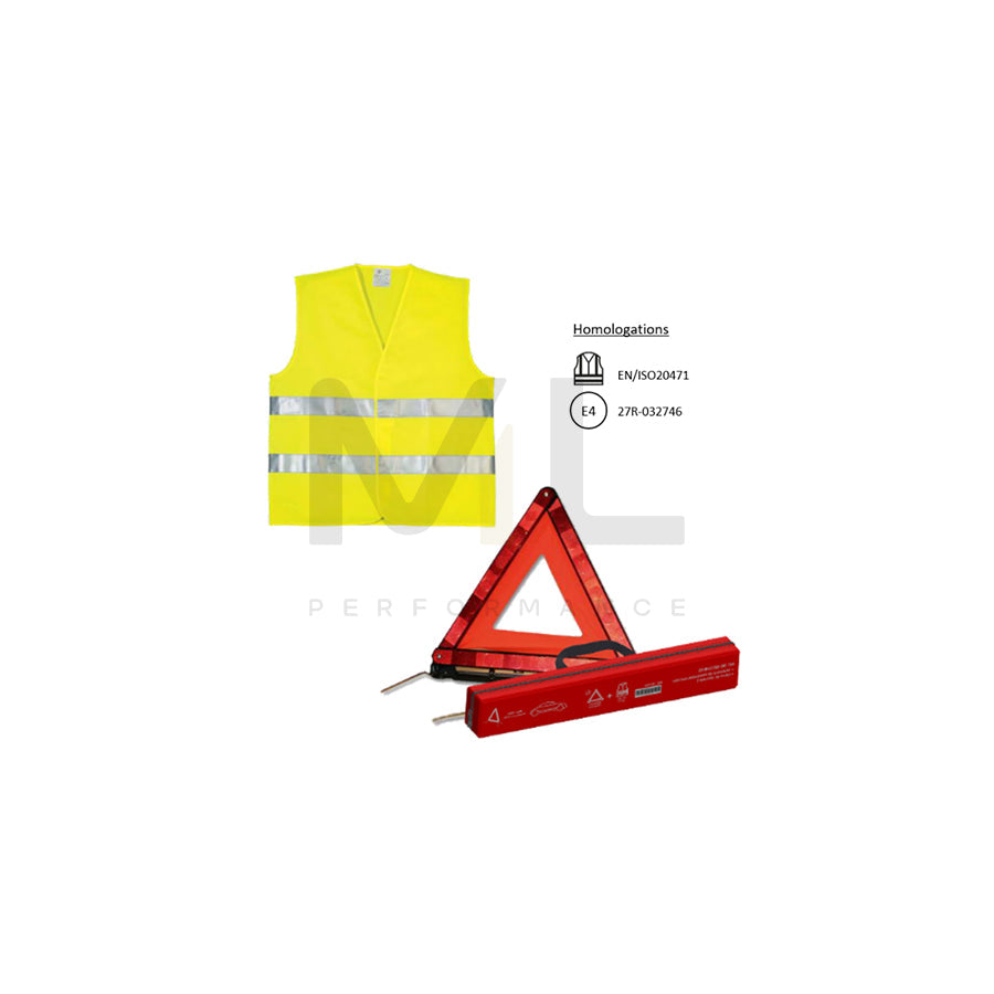 PLANET LINE PL7248 Warning triangle The set contains: High-visibility vest