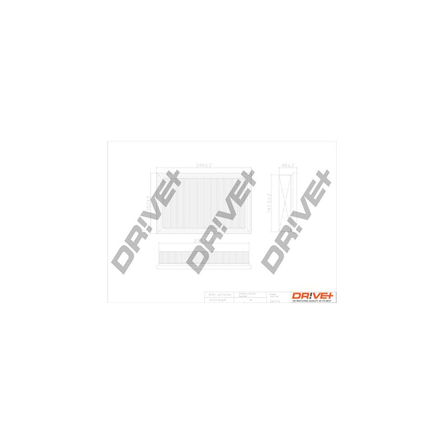 Dr!Ve+ Dp1110.10.0674 Air Filter