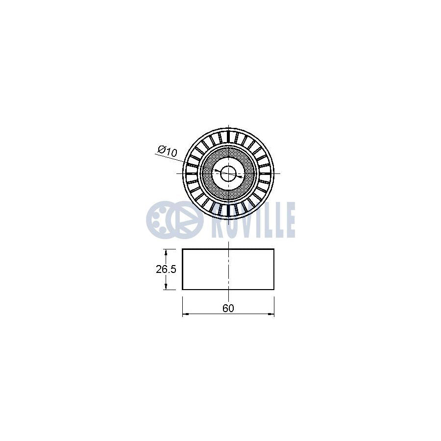 Ruville 59936 Alternator Freewheel Clutch