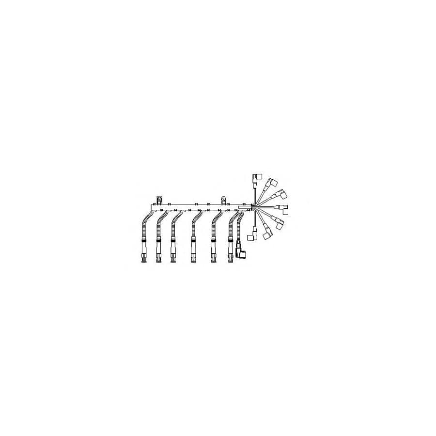 Bremi 238R100 Ignition Cable Kit for BMW 7 (E38)