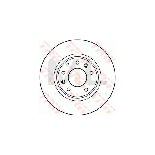 TRW DF4011 Brake Disc for MAZDA RX-7 Vented | ML Performance Car Parts