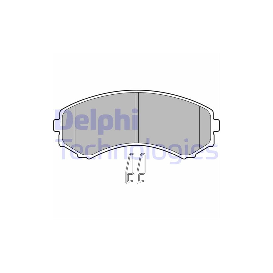 Delphi Lp1462 Brake Pad Set