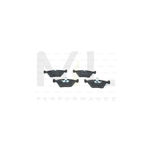 Bosch 0986424351 Brake Pad Set With Anti-Squeak Plate, With Piston Clip BP166 | ML Performance Car Parts