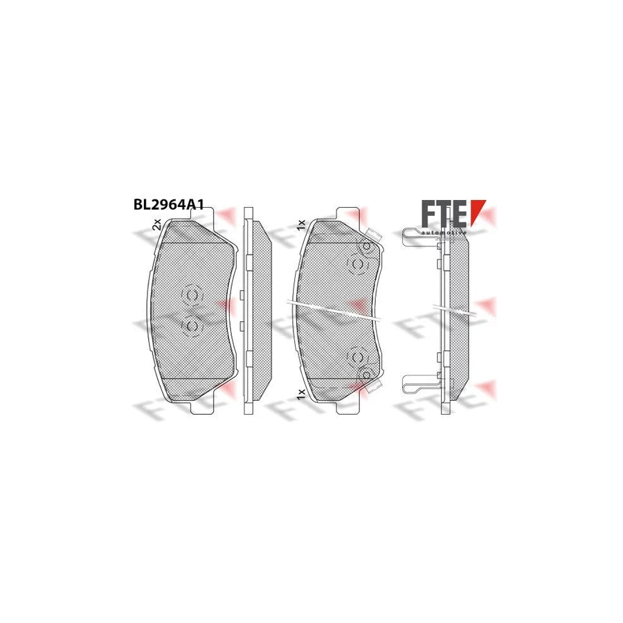 FTE 9011208 Brake Pad Set