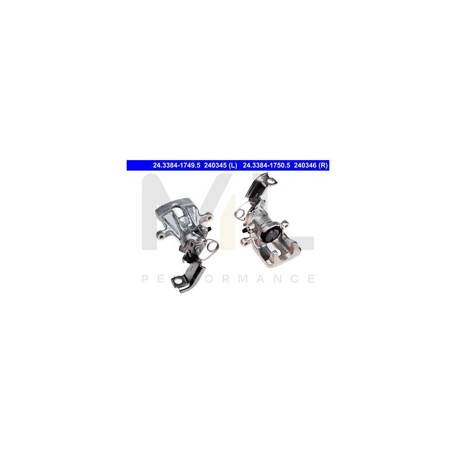 ATE 24.3384-1749.5 Brake Caliper for HONDA ACCORD without holder