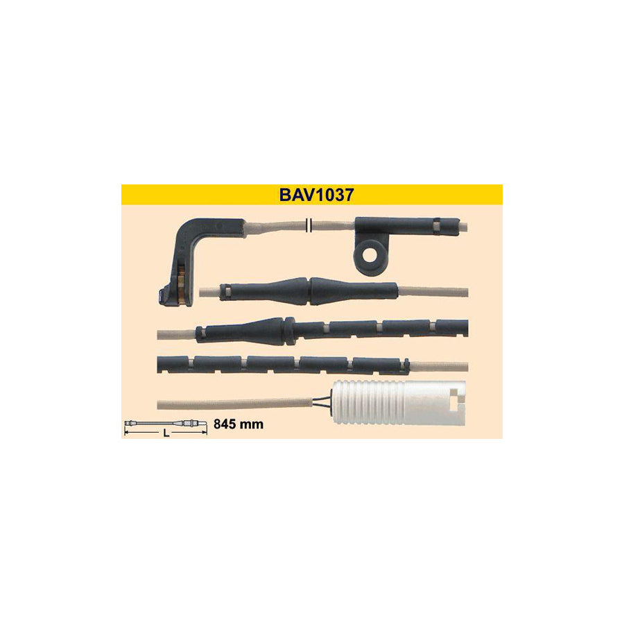 Barum Bav1037 Brake Pad Wear Sensor for BMW 7 (E65, E66, E67)