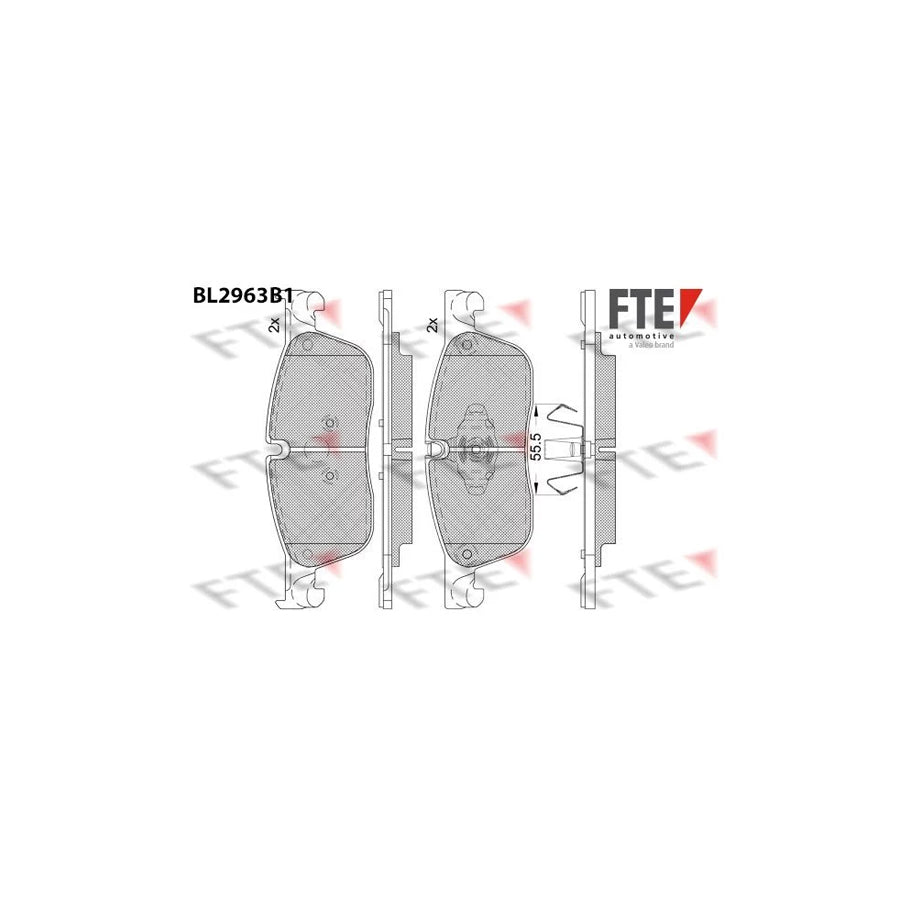 FTE 9011207 Brake Pad Set