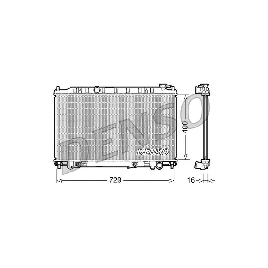 DENSO DRM46033 Engine Radiator for Nissan Maxima V Qx Saloon (A33)