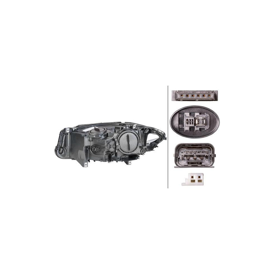 Hella 1ZS 010 131-641 Headlight For BMW 5 Series