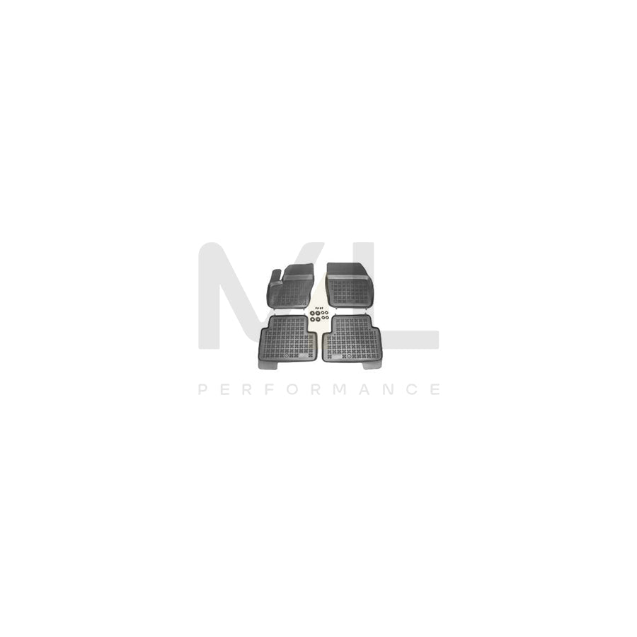 REZAW PLAST 200618 Floor mat set for FORD Kuga Mk2 (DM2) Elastomer, Front and Rear, Quantity: 4, Black