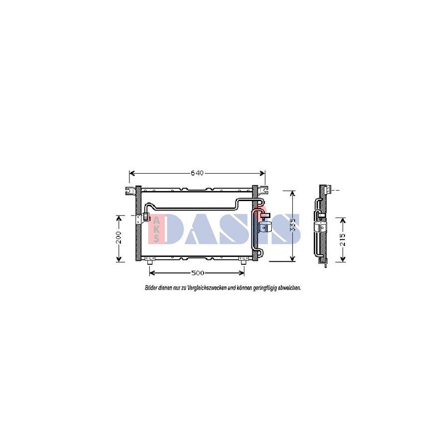 AKS Dasis 232001N Air Conditioning Condenser
