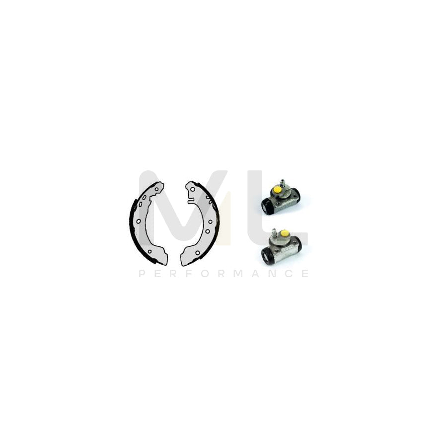 BREMBO STANDARD KIT H 56 023 Brake Shoe Set for NISSAN PRIMERA Ø: 203mm | ML Performance Car Parts