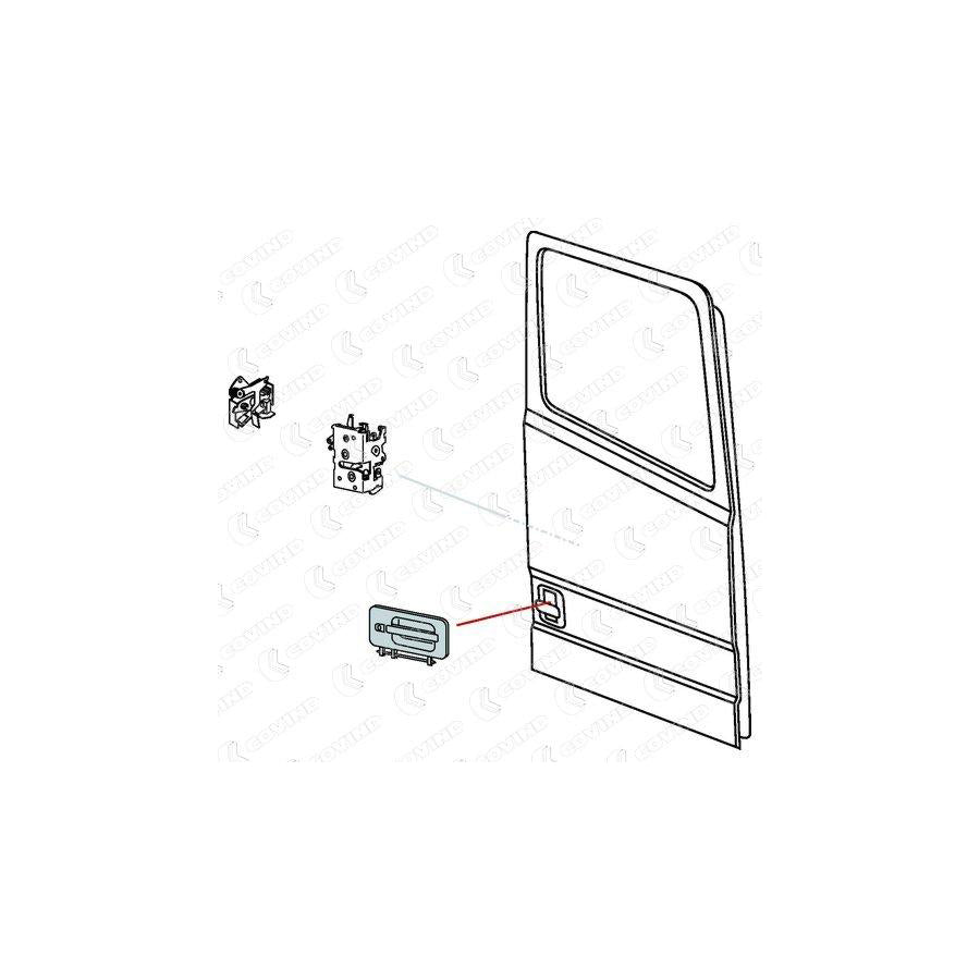 Covind 941/148 Door Handle