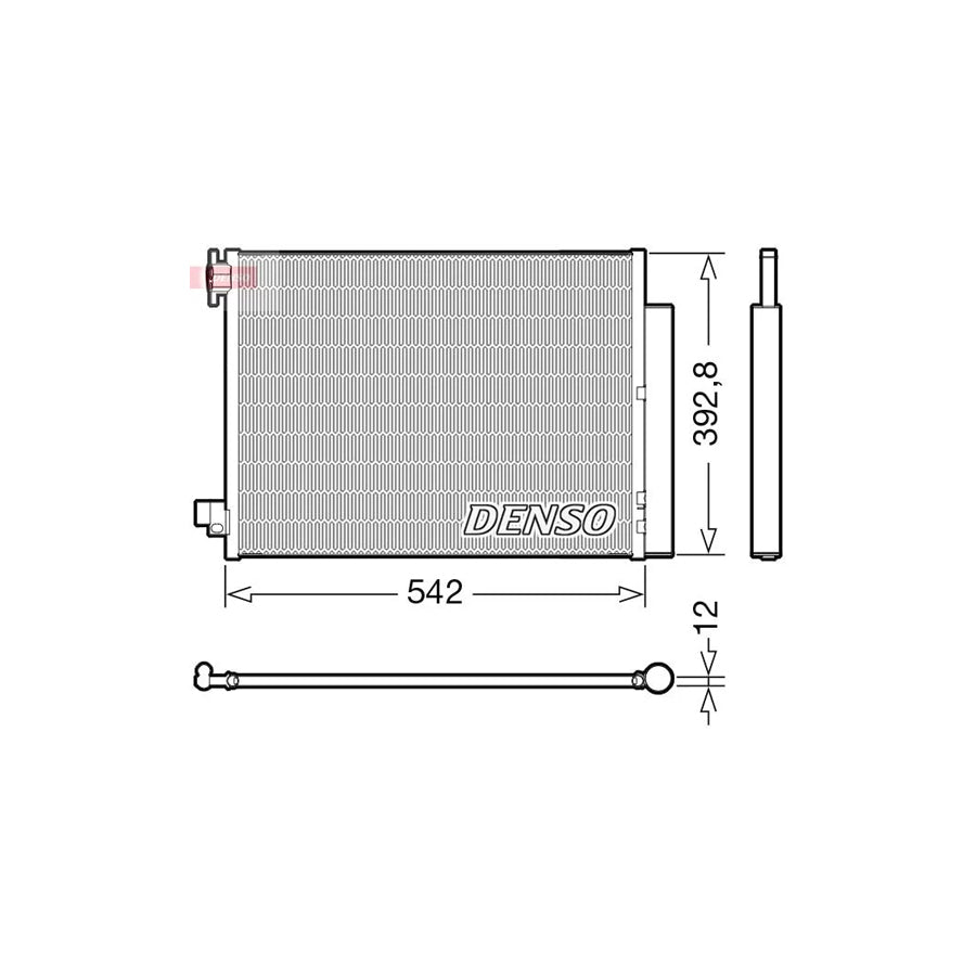 DENSO DCN37004 Air Conditioning Condenser