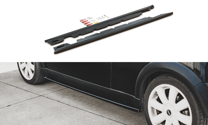Maxton Design MC-ONE-1-SD1T Side Skirts Diffusers Mini Cooper/One R50 | ML Performance US Car Parts