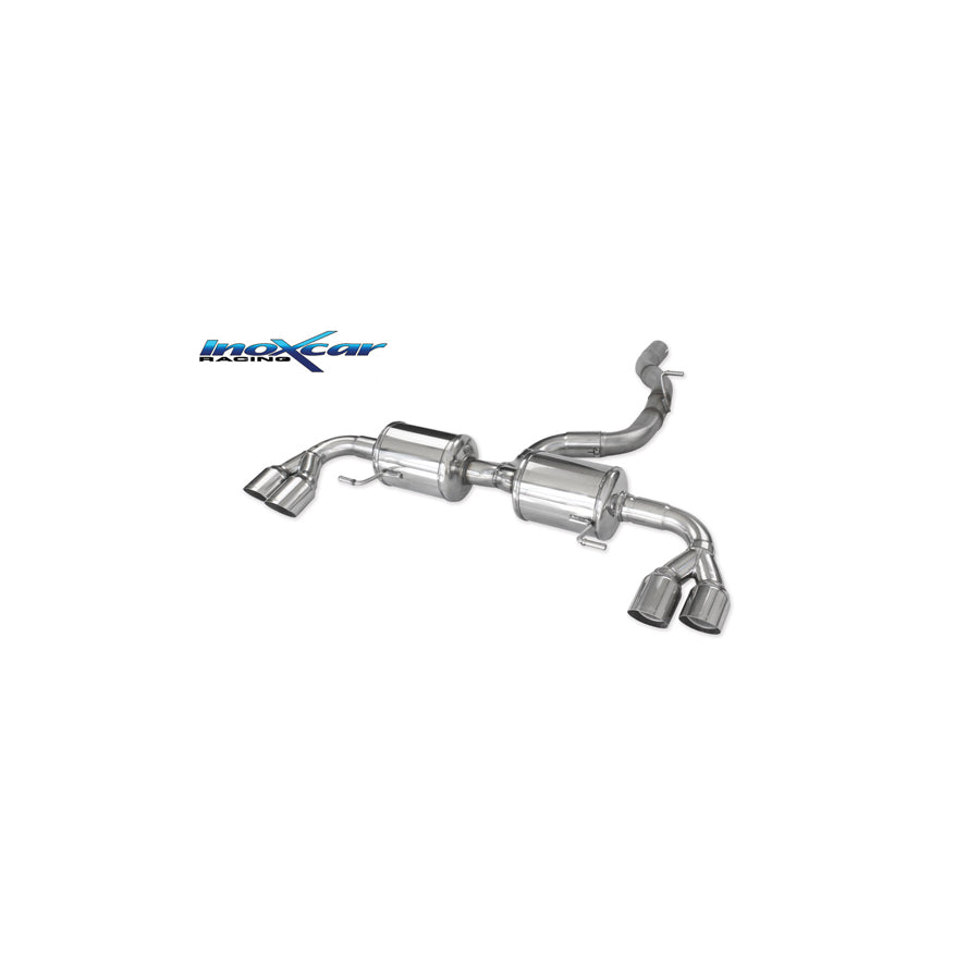 InoXcar AUS1.02.RA Audi A1 (8X) Rear Silencer