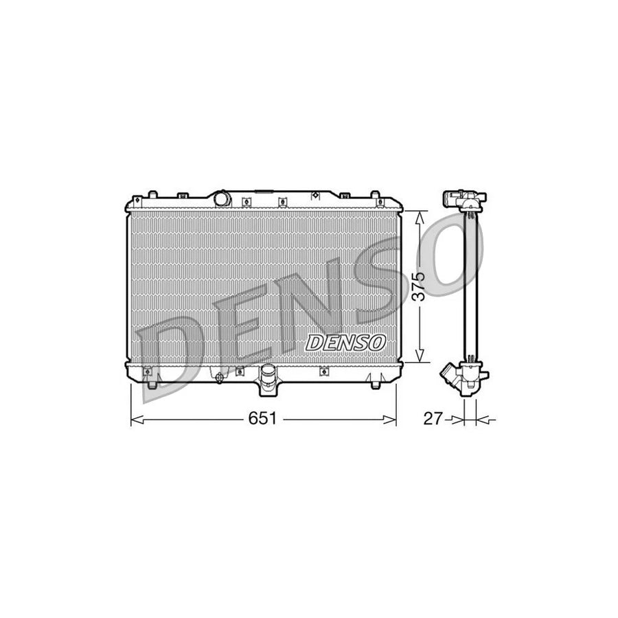 DENSO DRM47022 Engine Radiator