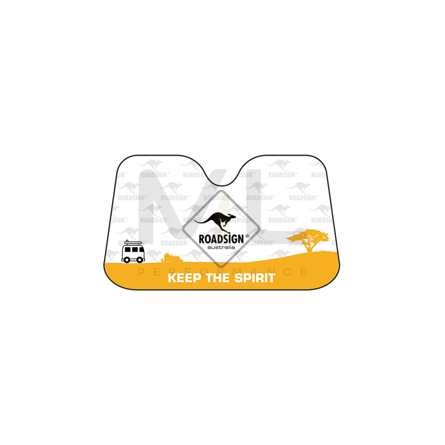 ROADSIGN 009792 Car sun shade Aluminium, PVC