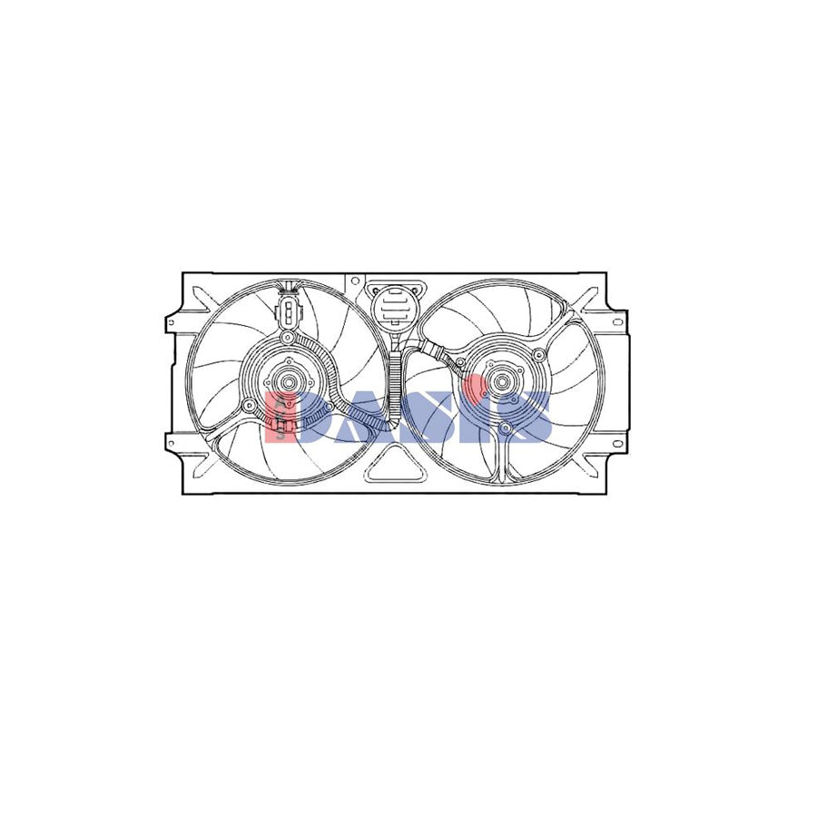 AKS Dasis 048131N Fan, Radiator