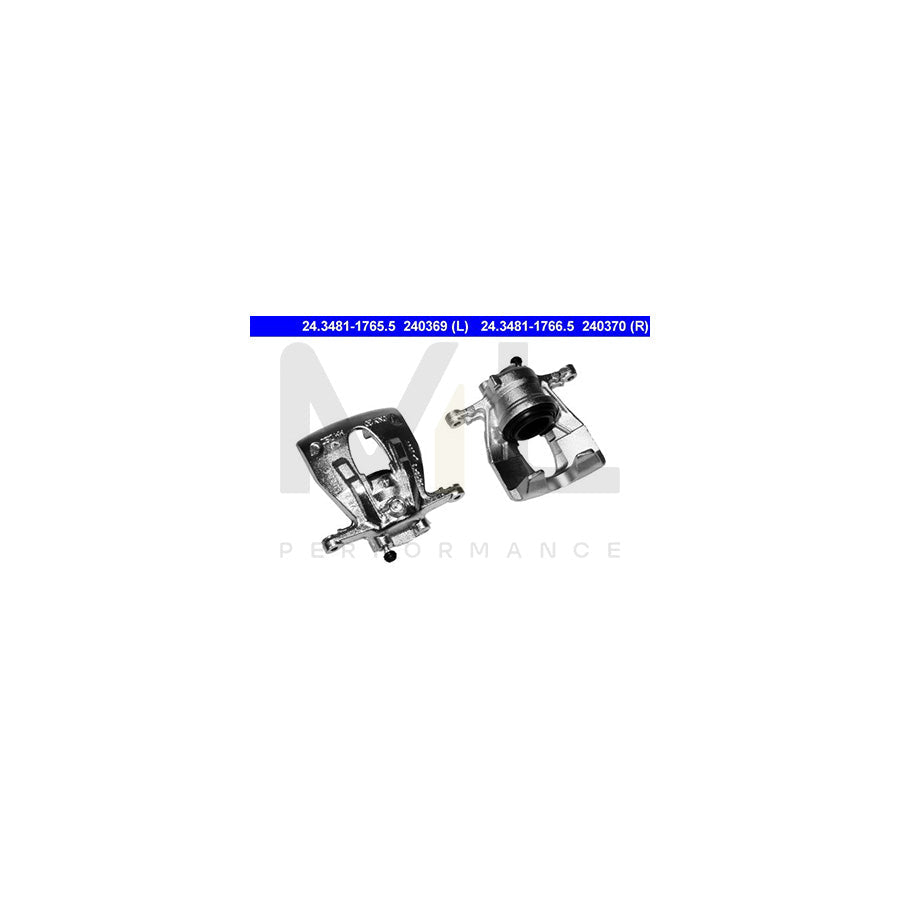 ATE 24.3481-1766.5 Brake Caliper without holder