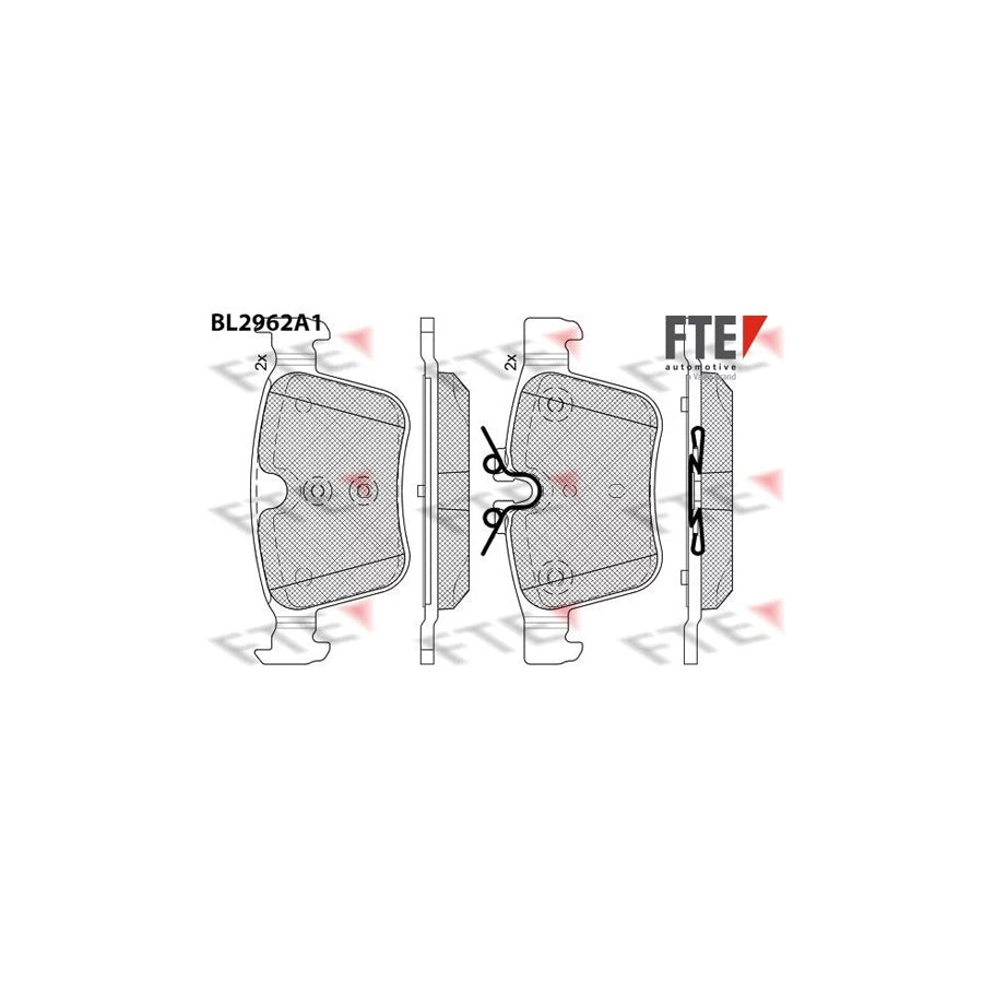 FTE 9011205 Brake Pad Set