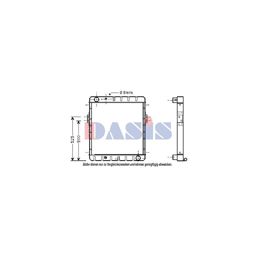 AKS Dasis 090061N Engine Radiator