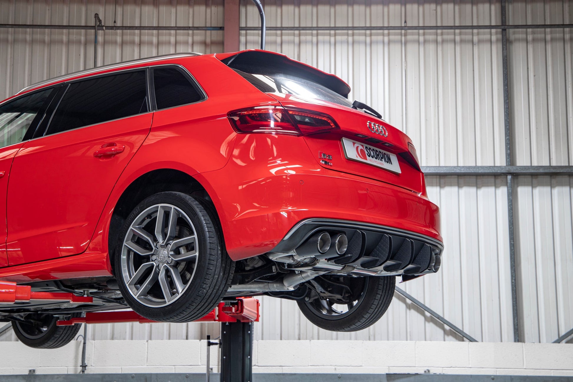 Scorpion SAUS109CF Audi S3 8V Non-Resonated Cat/Gpf-Back System Without Valves | ML Performance US US