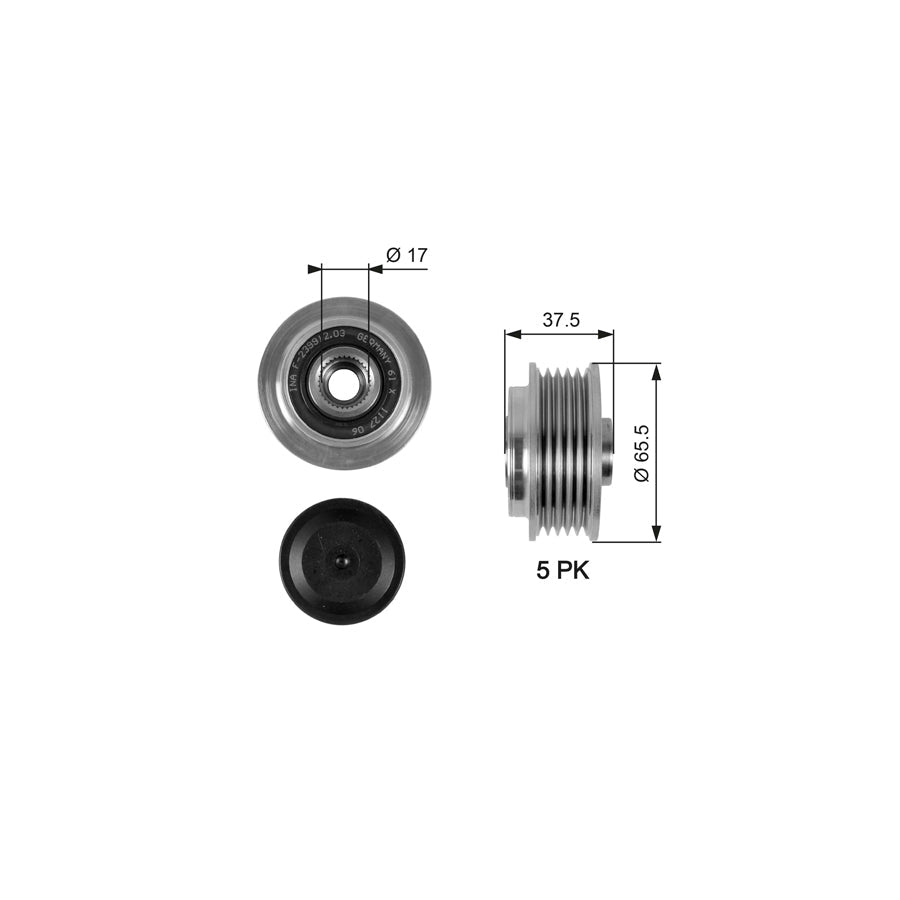 Gates OAP7091 Alternator Freewheel Clutch