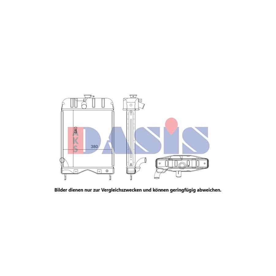 AKS Dasis 440162N Engine Radiator
