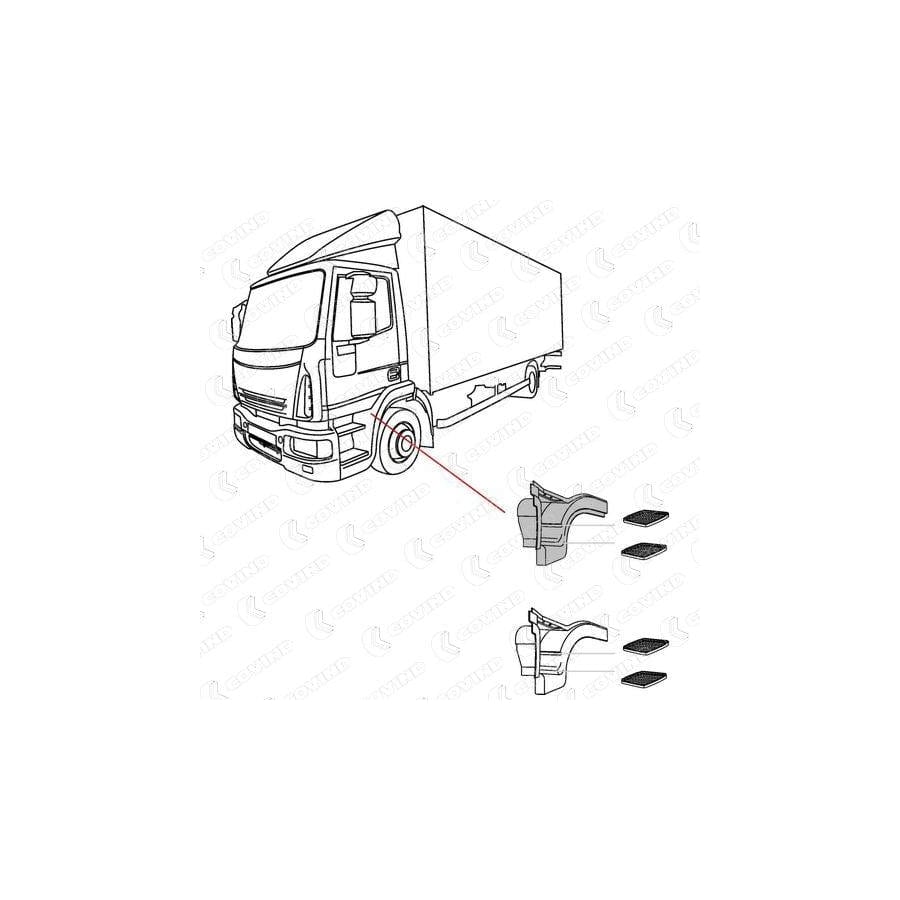 Covind 125/205 Wing Fender