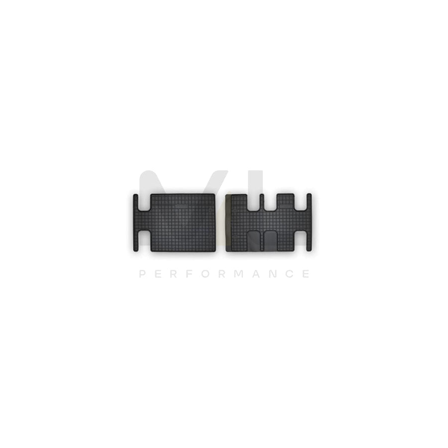 FROGUM Tailored 402416 Floor mat set for CITROEN Dispatch III MPV (V) Elastomer, Rear, Quantity: 2, Black, (LHD)