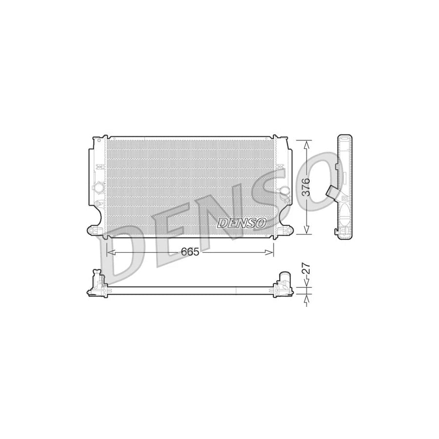 DENSO DRM50072 Engine Radiator