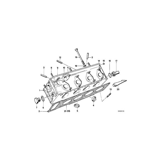 Genuine BMW 11121734142 E30 Gasket Set Cylinder Head Asbestos Free (Inc. 316i & 318i) | ML Performance US Car Parts