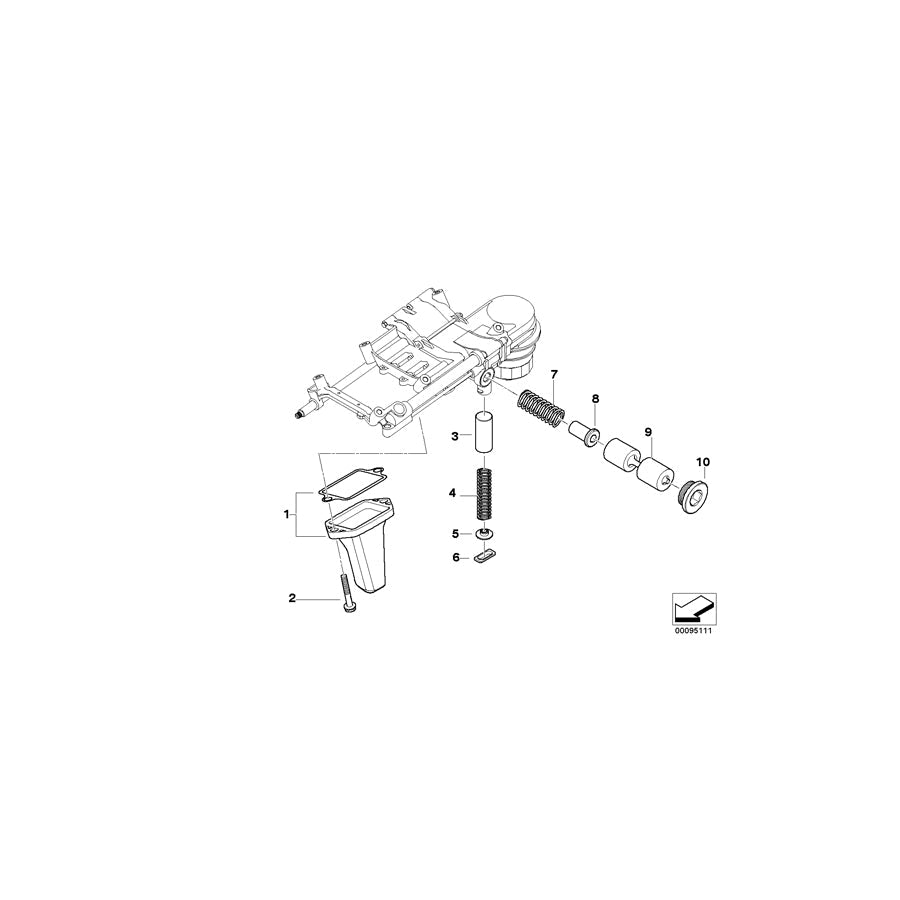Genuine BMW 11417505153 E65 E60 E66 Cover Plate (Inc. 745i, 760i & 735i) | ML Performance US Car Parts