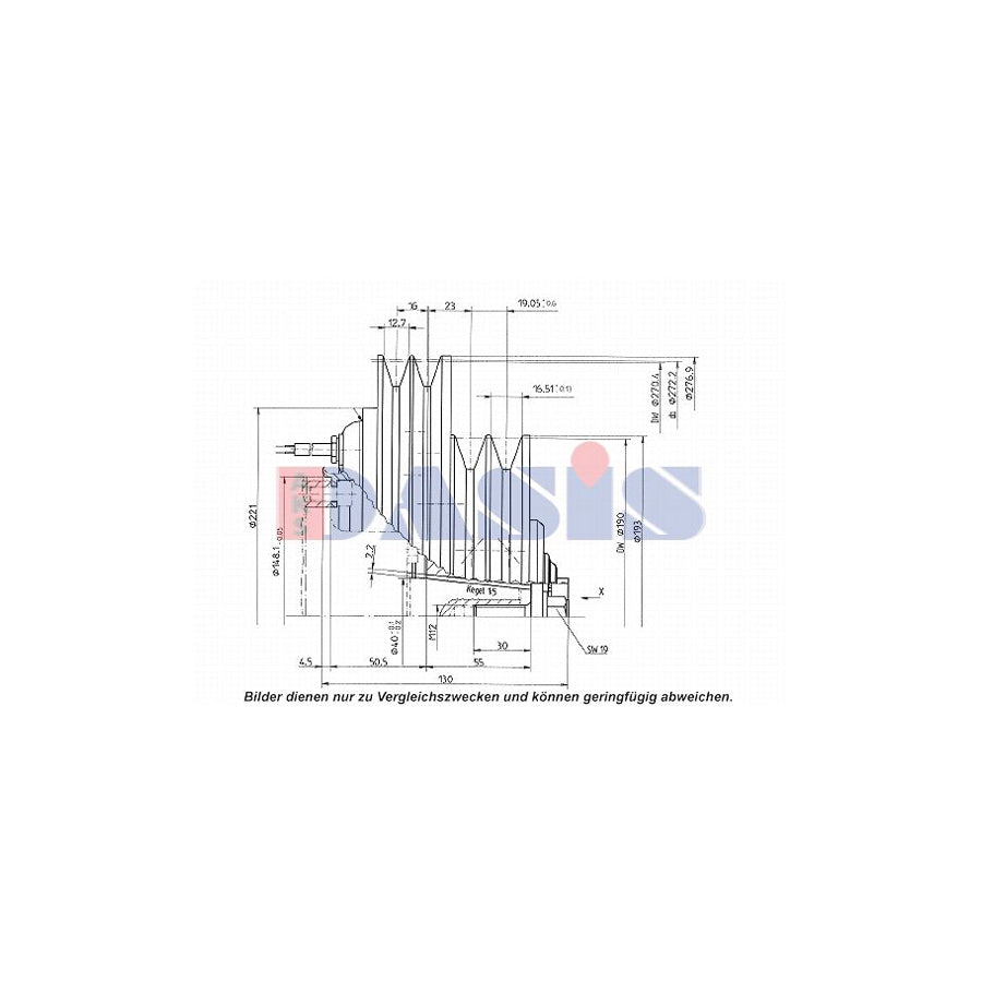 AKS Dasis 851270N AC Compressor Clutch