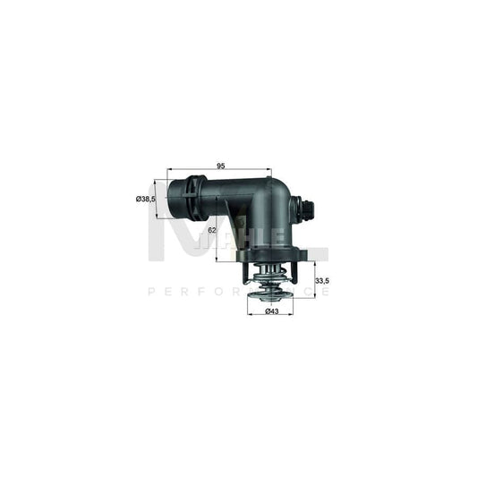 MAHLE ORIGINAL 201 44 02 Piston 90,98 mm, with piston rings, with piston ring carrier, without cooling duct | ML Performance Car Parts