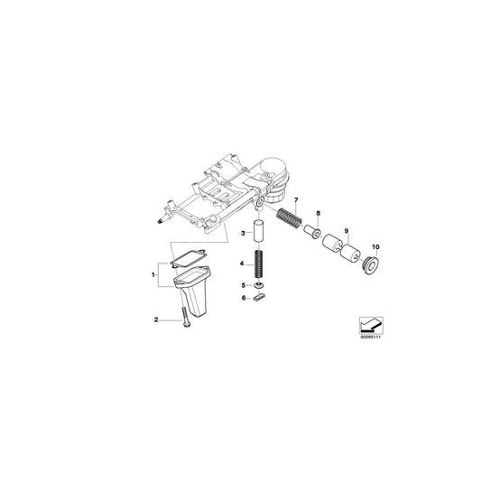 Genuine BMW 11417505143 E65 E60 E66 Piston (Inc. 745i, 760Li & 545i) | ML Performance US Car Parts