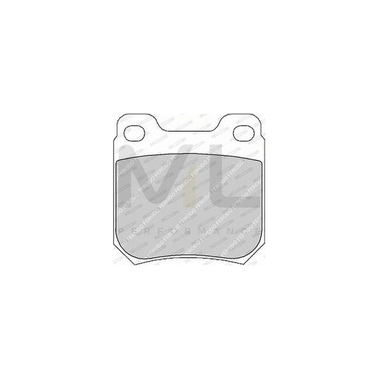 Ferodo Fqt719 Brake Pad Set Front Axle, Incl. Wear Warning Contact | ML Performance Car Parts