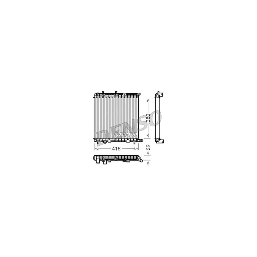 DENSO DRM07010 Engine Radiator