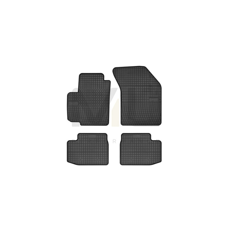 FROGUM Tailored 0600 Floor mat set Elastomer, Front and Rear, Quantity: 4, Black, (LHD)