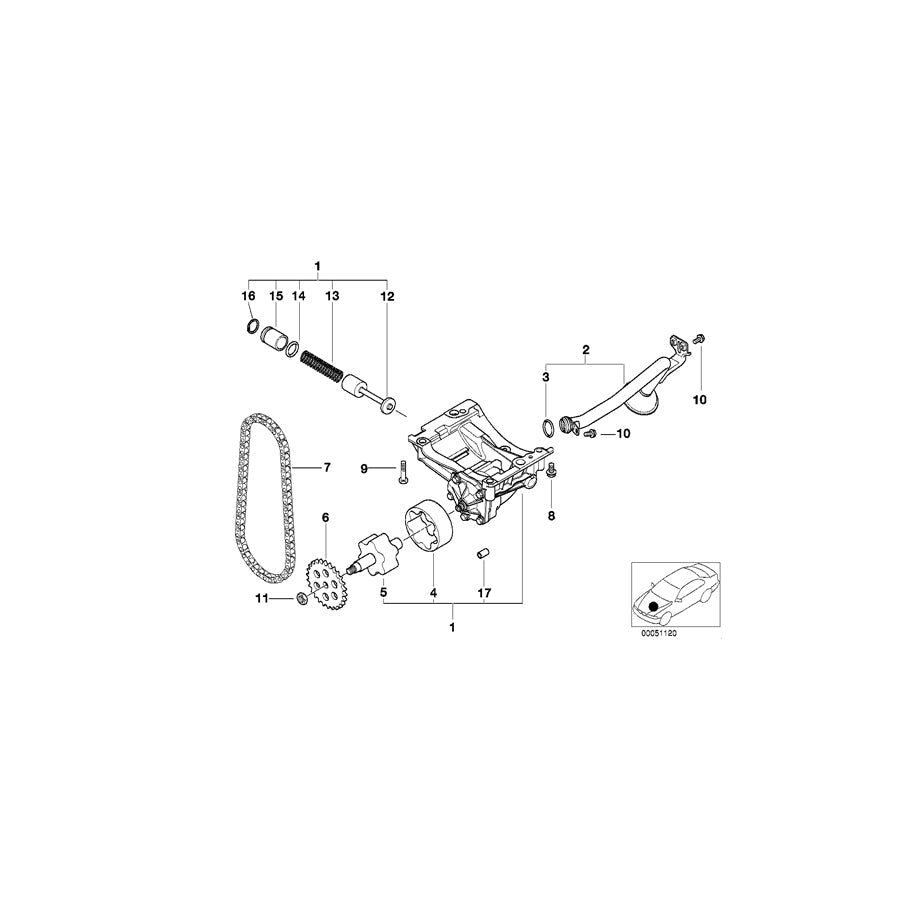 Genuine BMW 11417502108 E53 Suction Pipe (Inc. X5 3.0i) | ML Performance US Car Parts