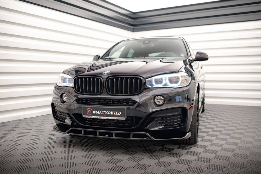 Maxton Design BMW X6 M-Pack F16 Front Splitter V.2