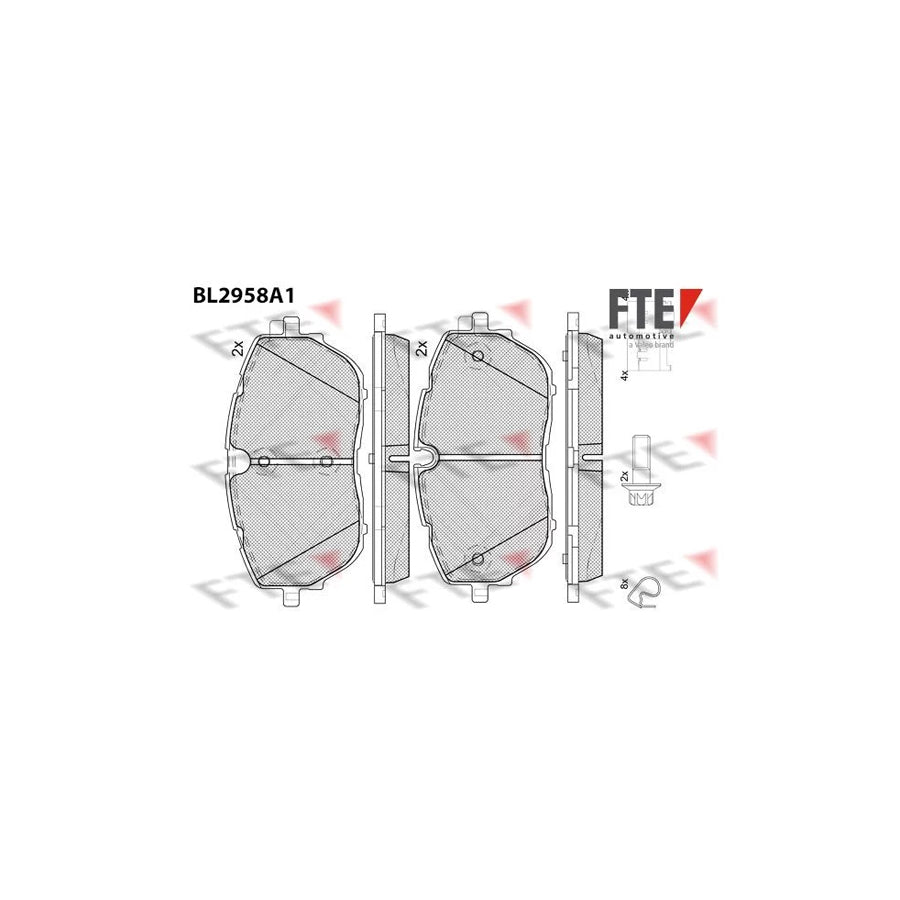 FTE 9011201 Brake Pad Set