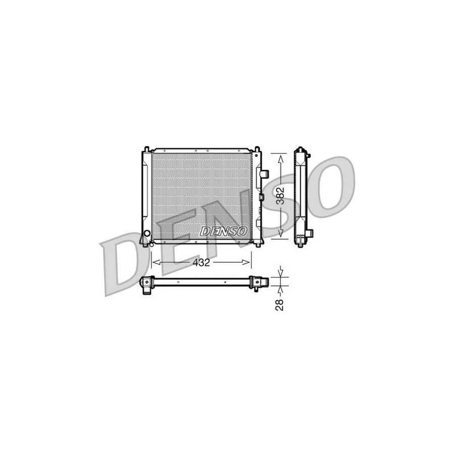 DENSO DRM24013 Engine Radiator