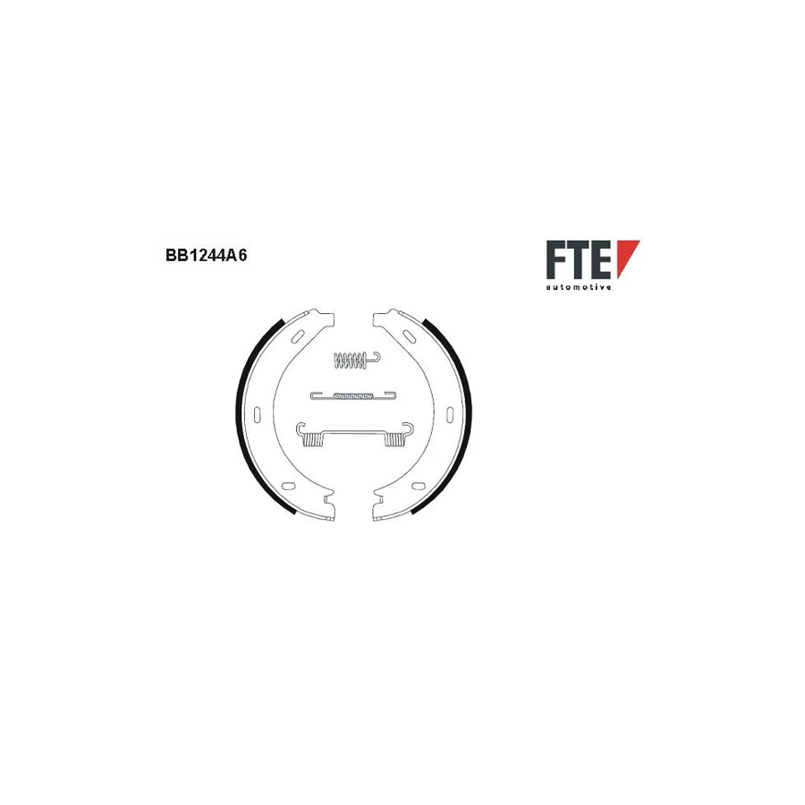 FTE 9100048 Handbrake Shoes