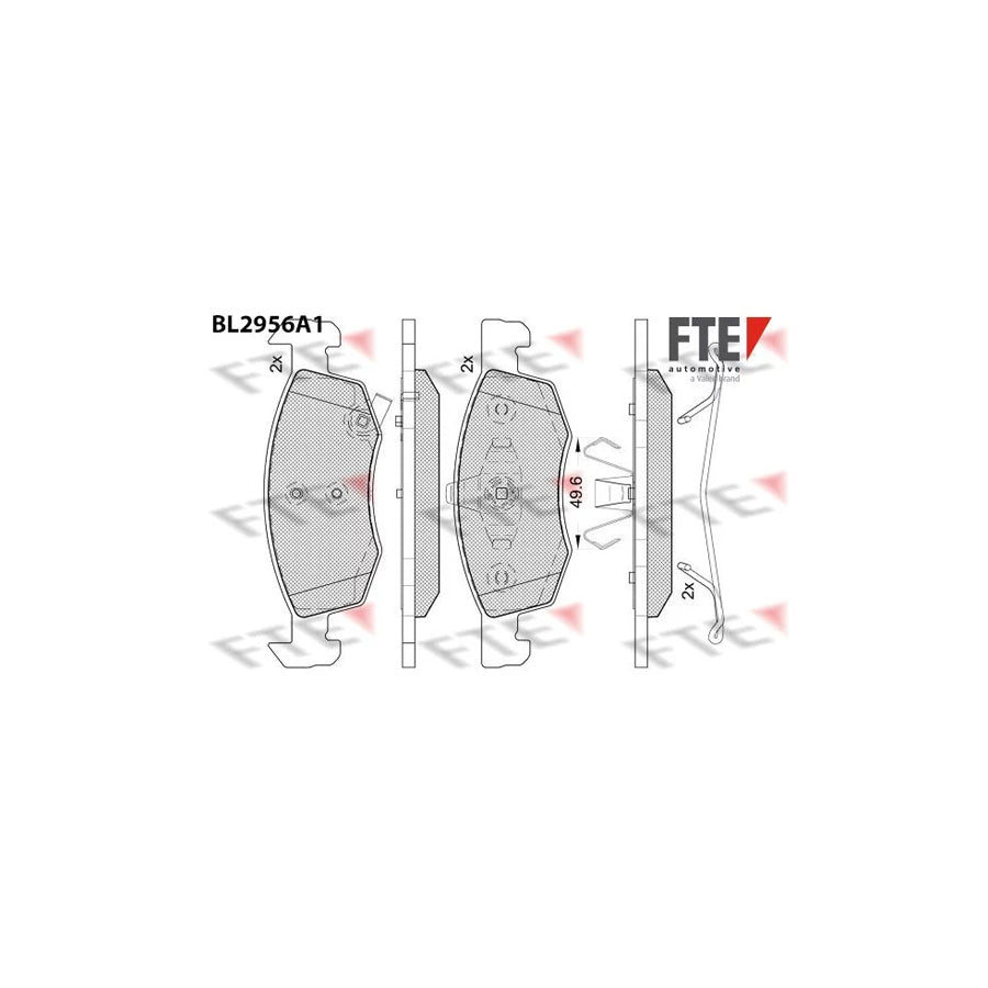 FTE 9011199 Brake Pad Set