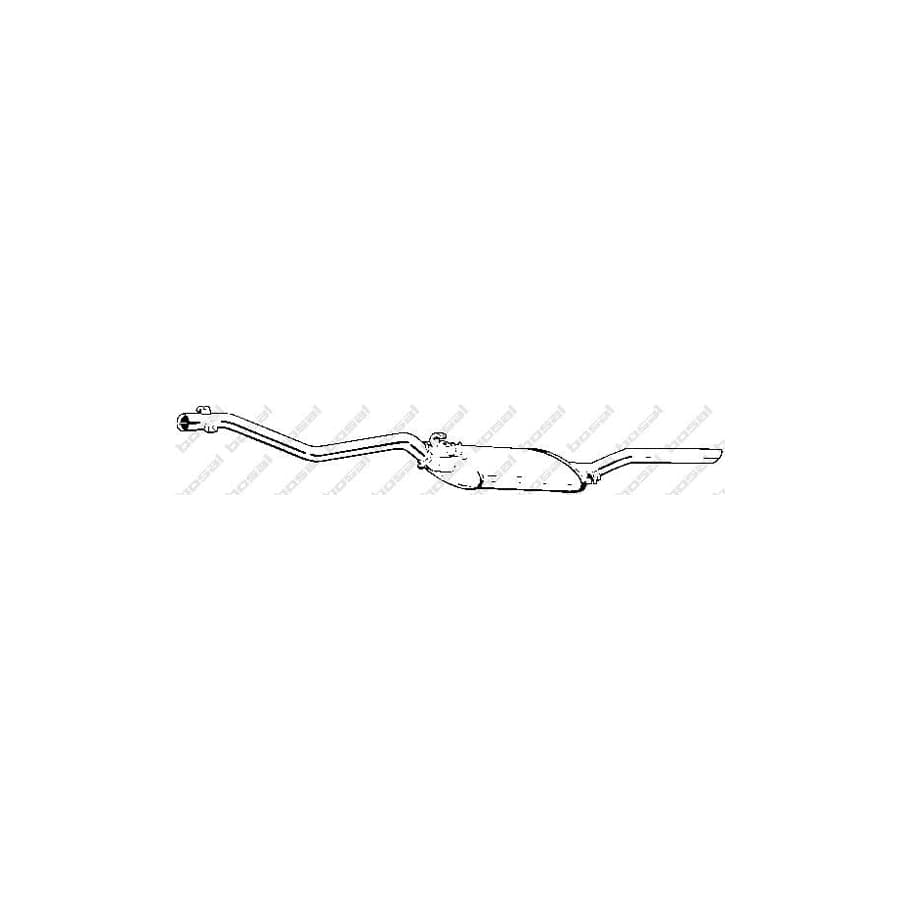 Bosal 287-311 Rear Silencer for VW Jetta Mk2 (19E, 1G2, 165)