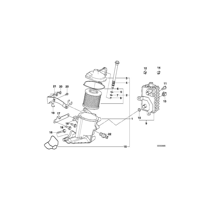 Genuine BMW 11442245402 E36 O-Ring 16,5X4,0 (Inc. 318tds) | ML Performance US Car Parts